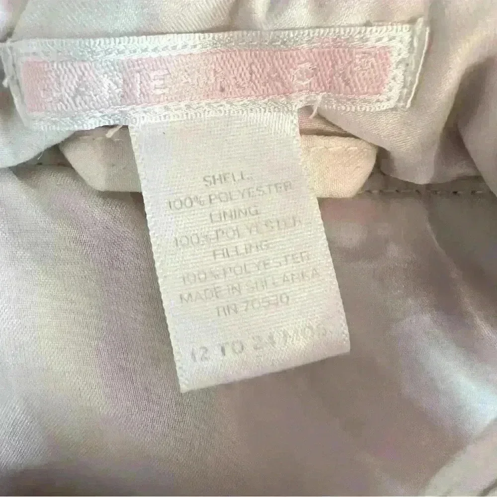 Janie and Jack Cream Zip Up Vest Size 12-24 months With Bow Detail on Back